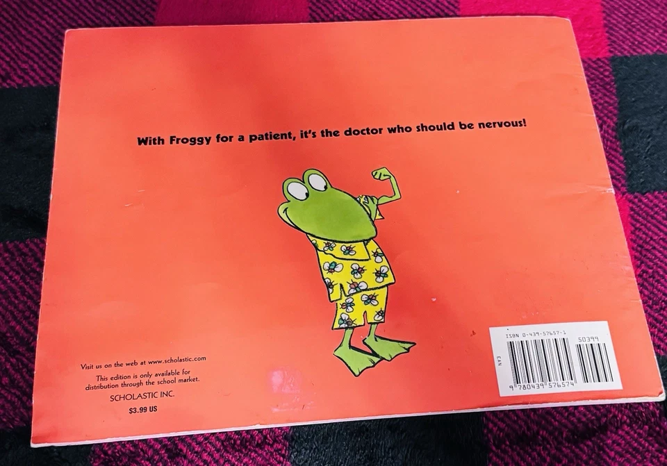 Froggy Goes to the Doctor by Jonathan London (Children's Picture Book, 1998) - Image 2 of 2