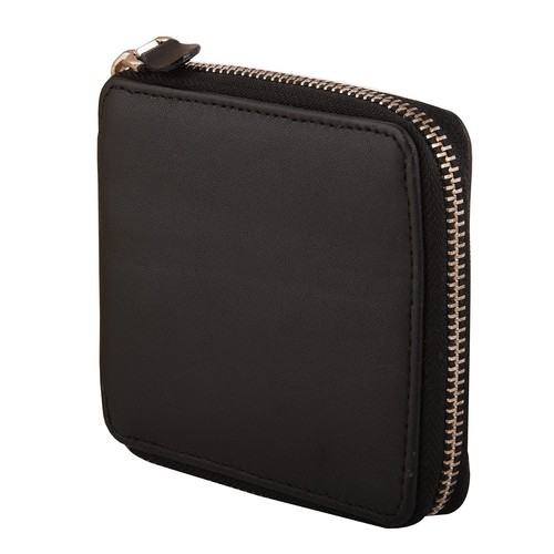 Genuine Leather RFID Zipper Wallet for Men large capacity | Bifold Zippered W...