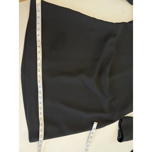 Talbots schwarz Etuikleid Midikleid Langarm Cocktail Abend Größe 16 Krepp 40”L - Bild 13 von 20