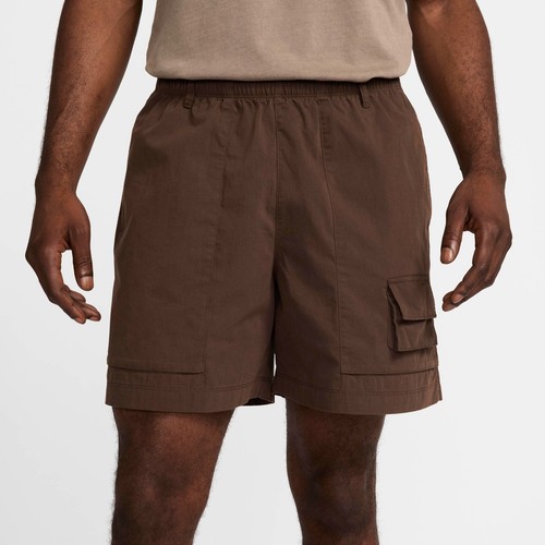 Nike Life Men's Loose Fit Camp Shorts Baroque Brown, L - Picture 2 of 6