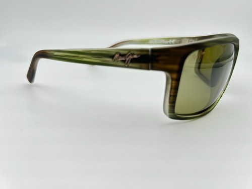 MAUI JIM Polarized Sunglasses MJ 746 15MR Byron Bay Matte Green Maui HT - Picture 4 of 6