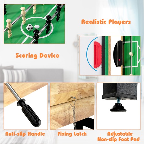 Giantex Multi Game Table 10-in-1 Combo Game Table Set for Game Room Home - Picture 10 of 10