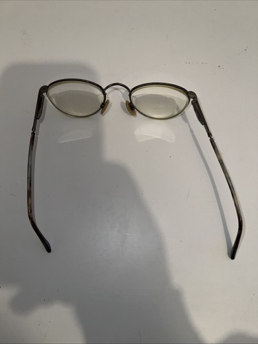 Gafas Fratelli Lozza Tortuga Oro Ovaladas Italia De Colección Como Están - Imagen 3 de 5
