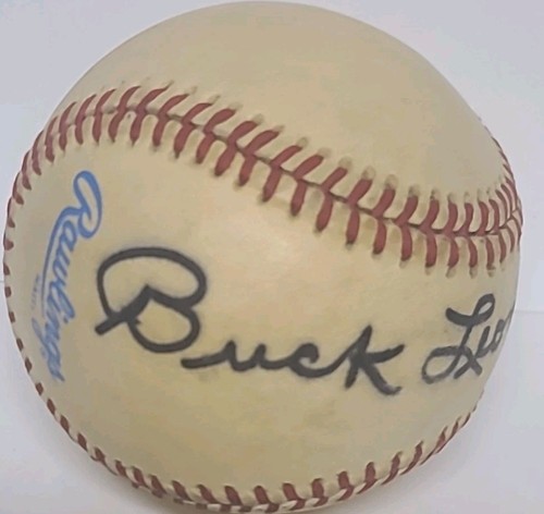 Buck Leonard PSA Cert Single Signed OAL Baseball HOF Homestead Grays handsigniert - Bild 4 von 13