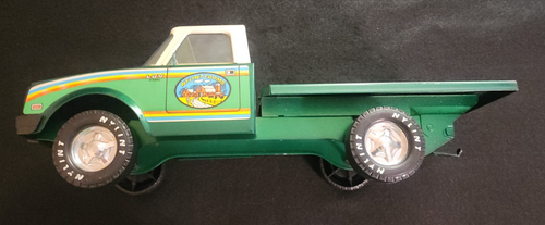 Vintage 1970’s Nylint Farms LUV Diesel Pressed Steel Flatbed Truck Great Shape - Picture 8 of 19