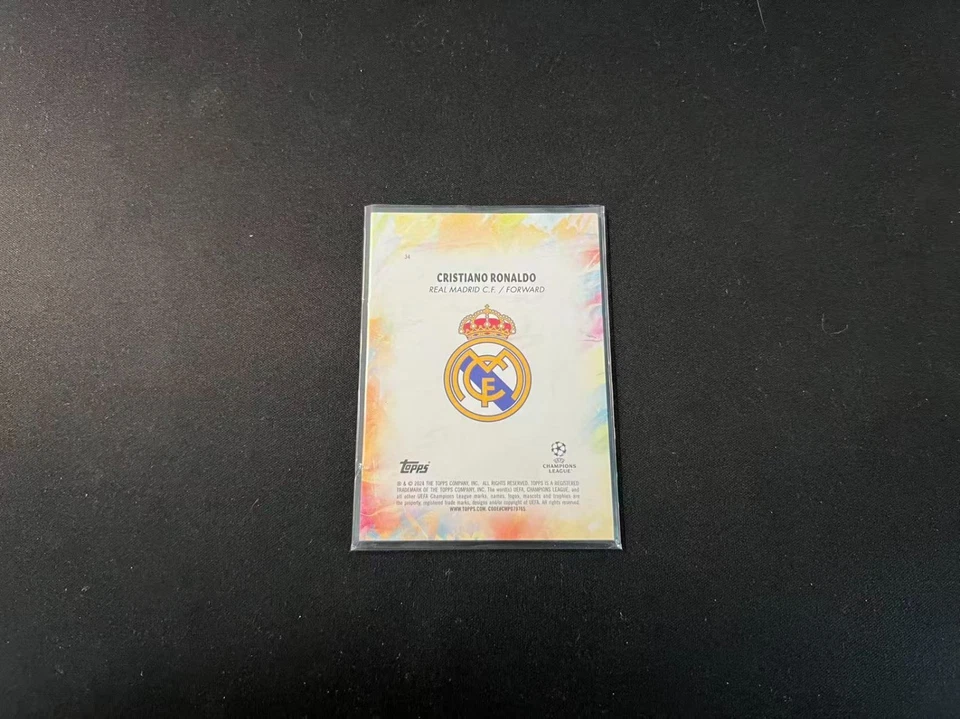 2023-24 Topps Inception UEFA Club Competitions Base #34 Cristiano Ronaldo - Image 2 of 2