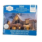 New ! 300-Count Warm White LED Icicle Christmas Lights with White Wire, 19'