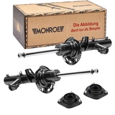 MONROE 2x Stoßdämpfer +Domlager hinten für Mercedes CLS E-Klasse W212 C218