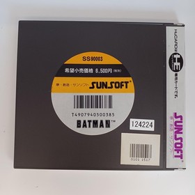Sunsoft Batman Pc Engine Hu Card Software
