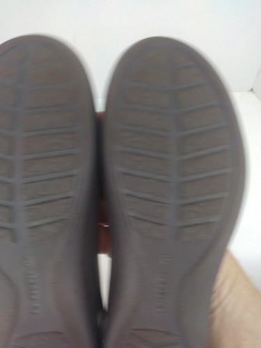 Crocs Jayna Slingback Women's Size 8 Flats Brown Gray Ballet Rubber Comfort - Picture 8 of 17