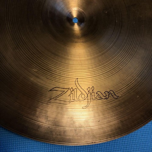 Zildjian 20 Inch Ride Cymbal White Logo 1970s Jazz Hip Hop Used - Picture 5 of 11