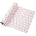 Transparentes Vinyl-Transferpapierband auf Rolle, Rotes Ausrichtungsraster,2436