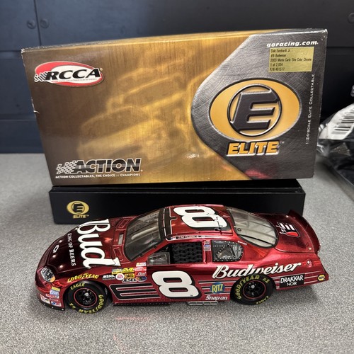 J10-80 DALE EARNHARDT JR #8 BUDWEISER / ELITE / COLOR CHROME - 2003 MONTE CARLO