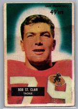 1955 Bowman #101 Bob St. Clair