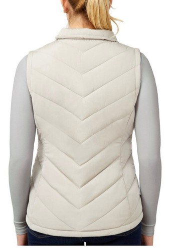 Free Country Women's Deep Zippered Pockets Stand Collar Quilted Vest Size XL - Picture 2 of 7