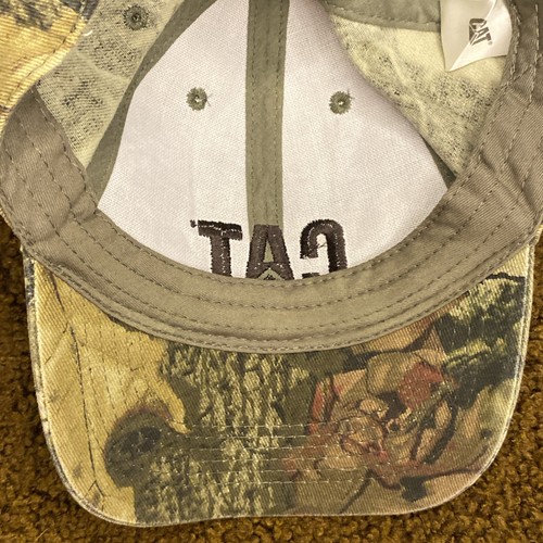 Caterpillar Hat Camo Cat Cap Mossy Oak Baseball Cap Hat Snapback Acorn - Picture 7 of 8