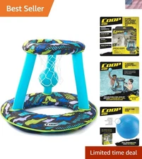 Pool Party Ready Hydro Spring Hoops: Inflatable Basketball for 5-7  Olds