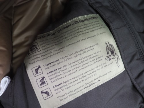 Fjallraven Ovik G1000 Waxed Gray Zip Logo Down Puffer Outdoor Vest Mens XS - Picture 7 of 12