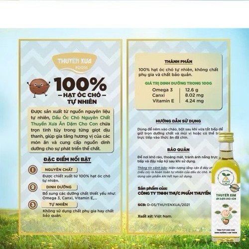 Dau An Dam Baby Cooking Oil Set 4 Bottles(65ml) Gac, Sesame, Olive, Perilla - Picture 4 of 6