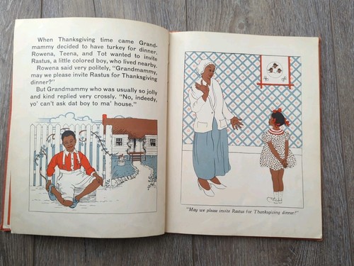 Rowena Teena Tot and the Runaway Turkey by Blumberg illus. Grosjean 1941 - Picture 6 of 7