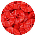 Broadway Strawberry Wheels Licorice Candy, 1 Pound Bulk Bag, Licorice Wheels Can