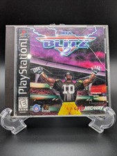 NFL Blitz (Sony PlayStation 1 PS1, 1998) Black Label Missing Back Art