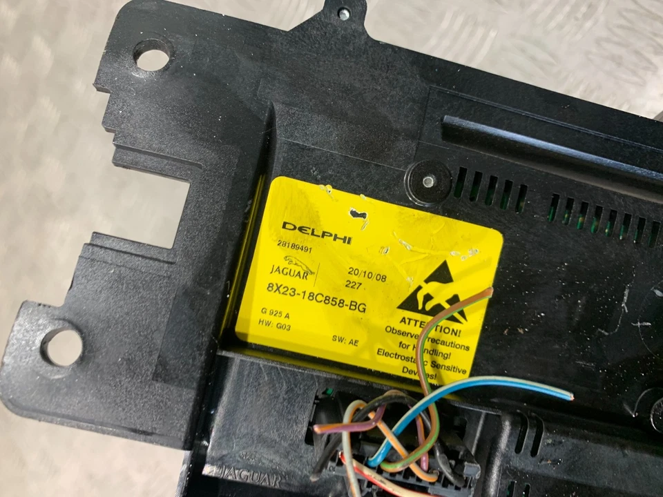 2012 JAGUAR XF PAINEL DE CONTROLE CLIMÁTICO 8X2318C858BG #2 - Imagem 4 de 4