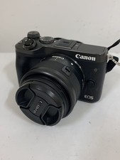 CANON Mirrorless Digital Camera DSLR EOS M6 EF-M15-45 IS STM Lens Kit Used