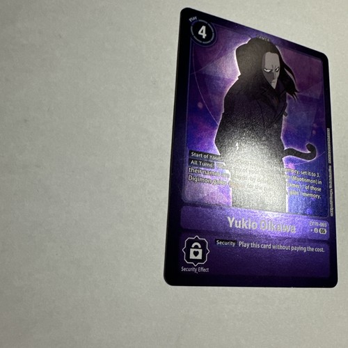 Digimon Card Game Yukio Oikawa EX10-065 Uncommon Limited Foil Sinister Order NM - Picture 8 of 10