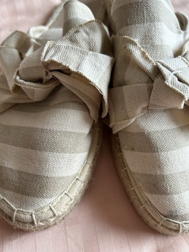 Primark Espadrilles Beige & Cream Sandals Size 7 Worn Once - Picture 6 of 10