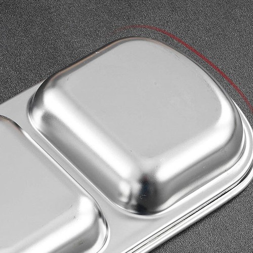 Multi Compartment Sauce Dish Set for Nuts and Appetizers 11 2x11 2x2cm - Picture 3 of 19
