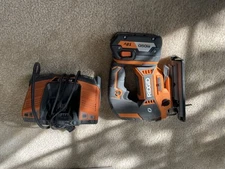 Ridgid R8832 Cordless Jigsaw with 4.0 Battery Charger OEM