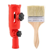 Multi-Angle Paint Brush Extender with Paint Brush, Extension Pole Attachments