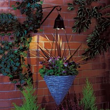 Solar Hanging Led Basket Light Outdoor Garden Flower Planter Spot Light Chain