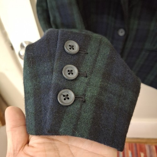 NWT Lucky Brand Women's Wool Blend Academic Plaid Blazer XL_2_4814_3 - Picture 6 of 10