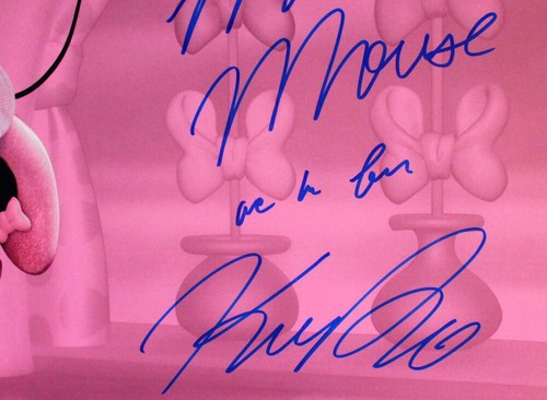 Kaitlyn Robrock Signed Minnie Mouse 16x20 w/Insc.-Beckett W Hologram *Blue - Picture 3 of 7