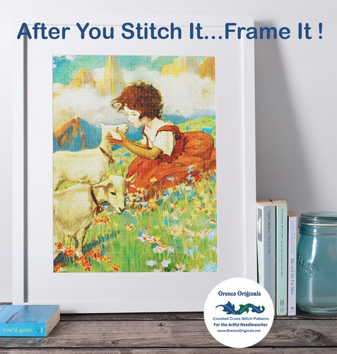 Alcott Little Women Sisters by Jessie Willcox Smith Counted Cross Stitch Pattern - Picture 2 of 10