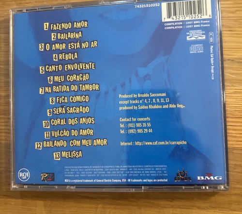 CARRAPICHO REBOLA Album 💿 1997 RCA CD Brazil 🇧🇷 Brazilian - Foto 2 di 15