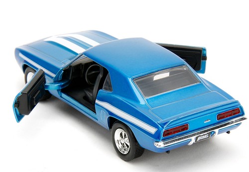 ,JADA TOYS, CHEVROLET Camaro 1969 Azul FAST & FURIOUS, 1/32, JAD34443 - Imagen 10 de 12