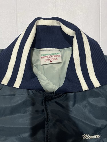Chaqueta de satén vintage “Peacock Chargers” Harvard Clothing” Hecha en EE. UU. Talla M - Imagen 4 de 7