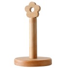  Paper Towel Holder Tissue Kitchen Roll Rack Home Stand Wood Vertical