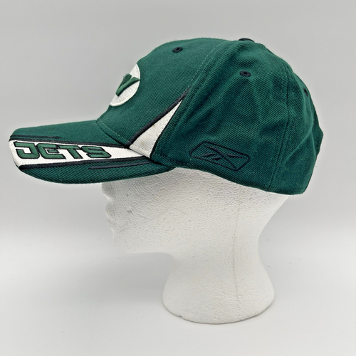 Vintage New York NY Jets Reebok NFL Hat Cap Adjustable Strap Green OSFA Football - Picture 5 of 18