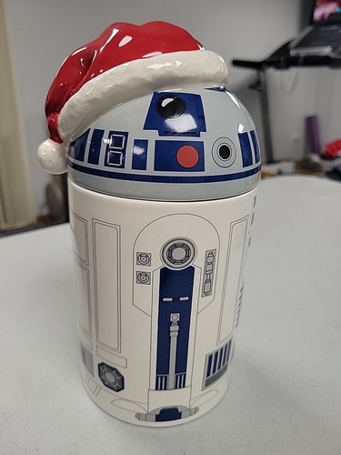 Hallmark Exclusive Star Wars R2D2 Christmas Caroling Cookie Jar - No Sound - Picture 1 of 7