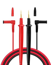 ZIBOO ZB-X20 Ultra-Sharp Test Leads Multimeter Meter Tester Needle Point 35”.