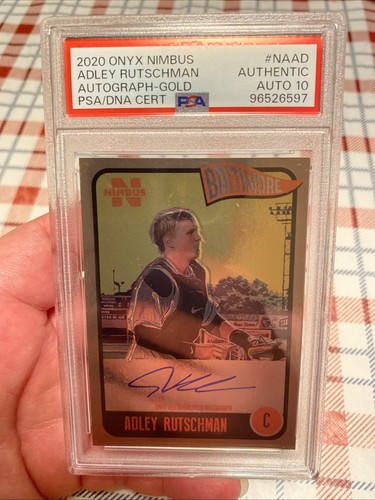 2020 Onyx Nimbus Adley Rutschman #NAAD AUTO Gold/50 PSA Auth/10 Auto BLAZER🔥🔥 - Picture 1 of 3