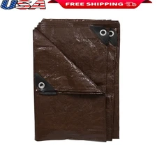 Heavy Duty Reinforced Rip-Stop Tarp Multi-Purpose Outdoor Camping Gear Protector