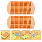  2 STÜCKE Flexible Eispritzen Silikoneisherstellung Formen Eiswürfelmacher (160