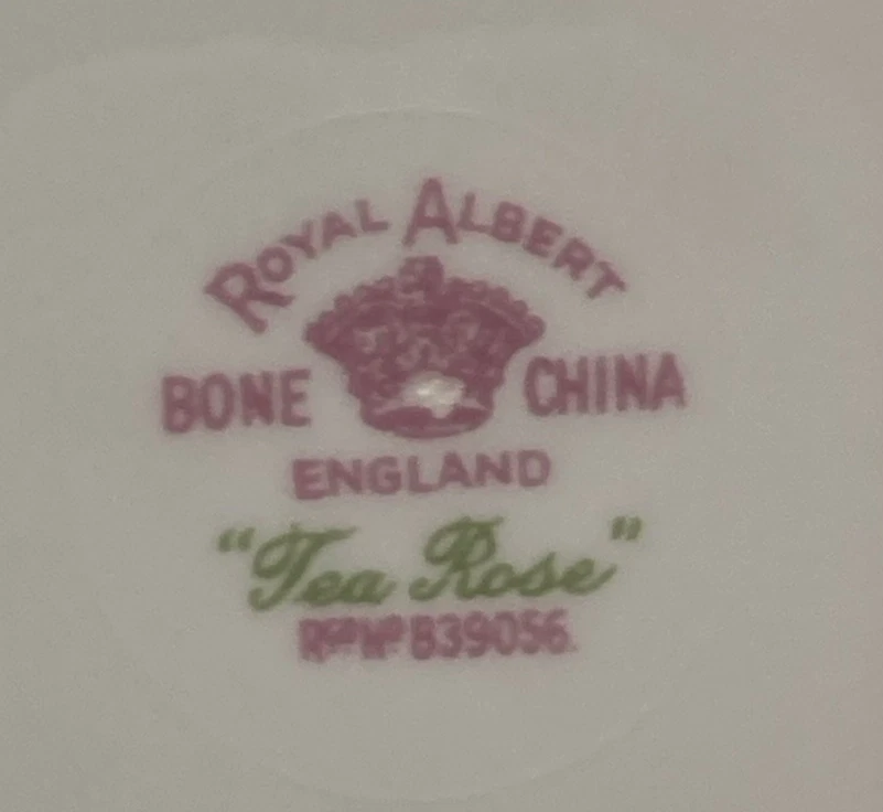 Assiette À Dîner Ovale Royal Albert "Tea Rose" (Jaune) 10,25" - Photo 2/2