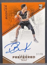 2015 Panini Preferred Devin Booker Auto Rookie Card RC /99 #146 Suns UK