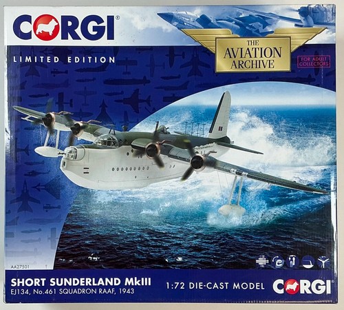 Corgi AA27501 Short Sunderland Mk III RAAF No 461 Sqn 1943 Maßstab 1:72 Modell